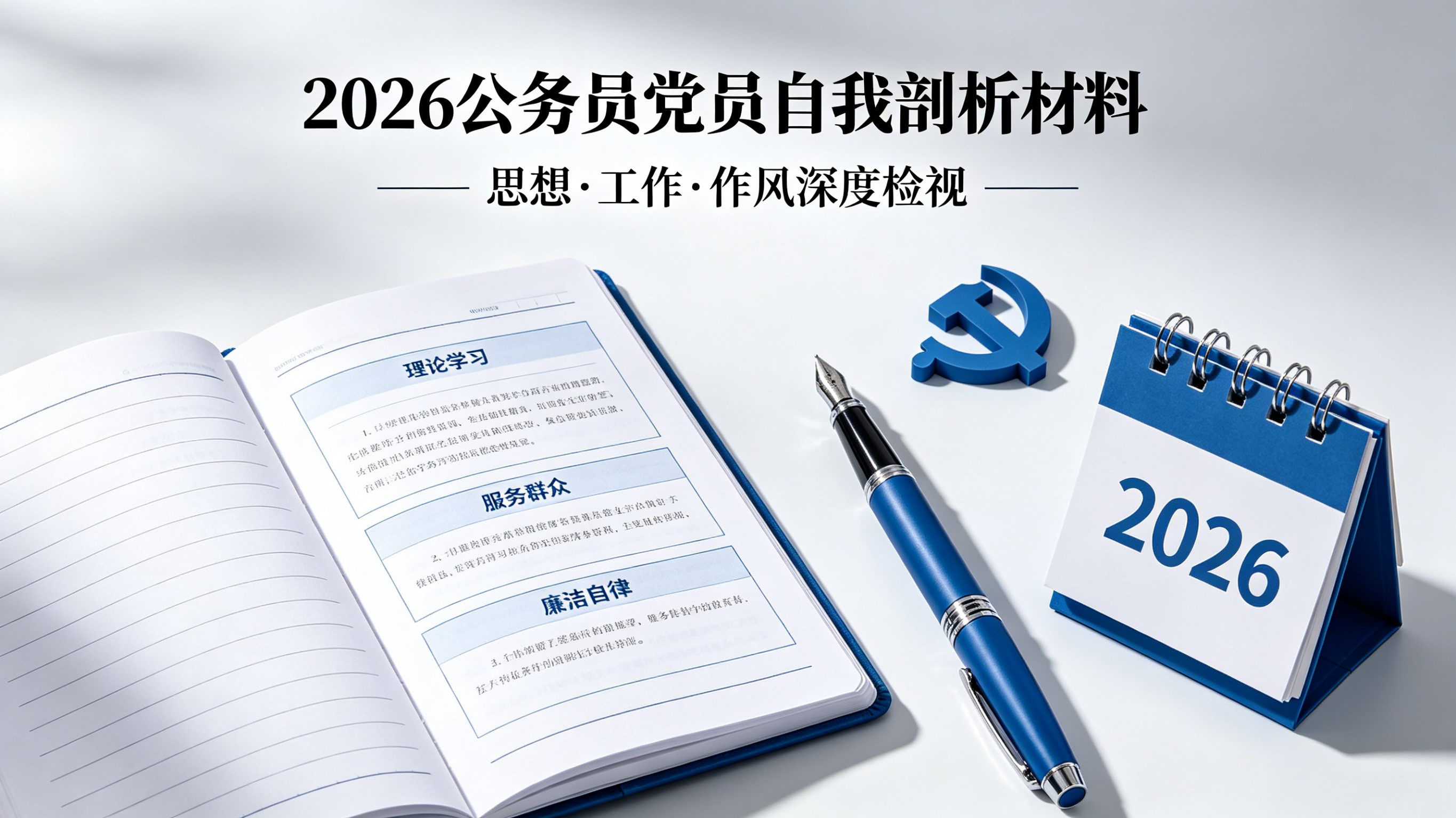 2026公务员党员自我剖析材料